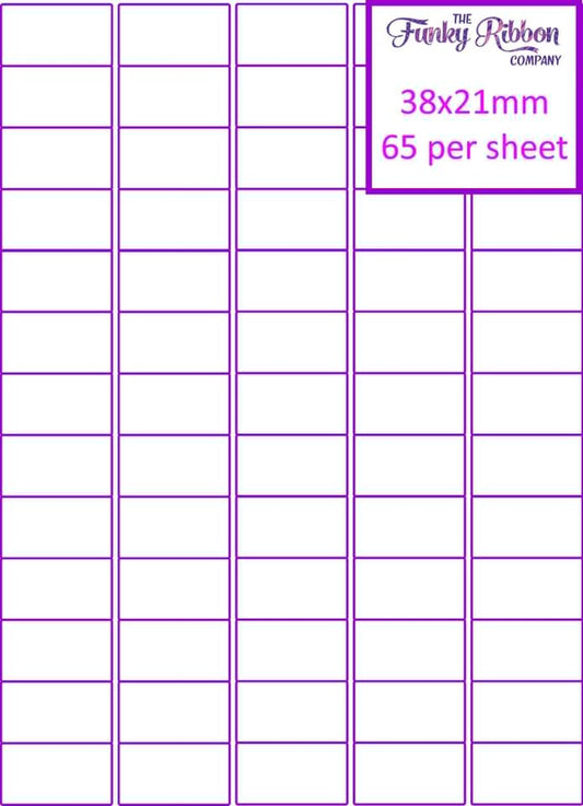 Personalised Full colour rectangle sticker sheets image 1