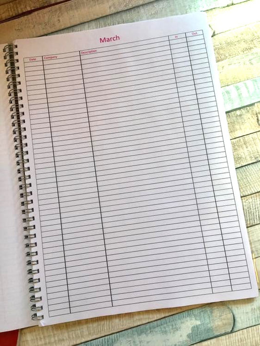 A4 Accounts book image 1