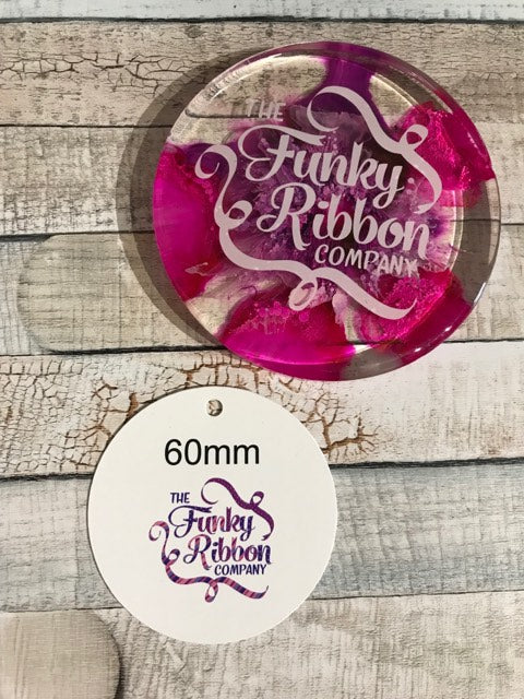 Personalised Round Swing Tags – 60mm | Single-Sided image 0