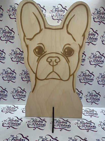 Dog Head Display Stand – French Bulldog image 0