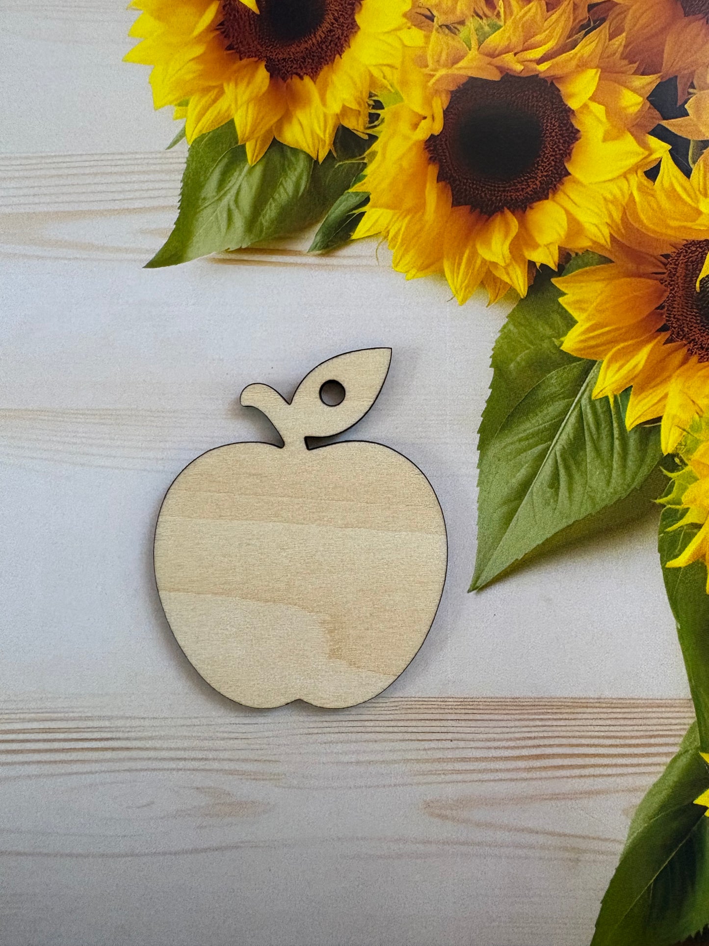 50mm Wooden Keyring Blanks –Teacher - Pack of 10 image 0