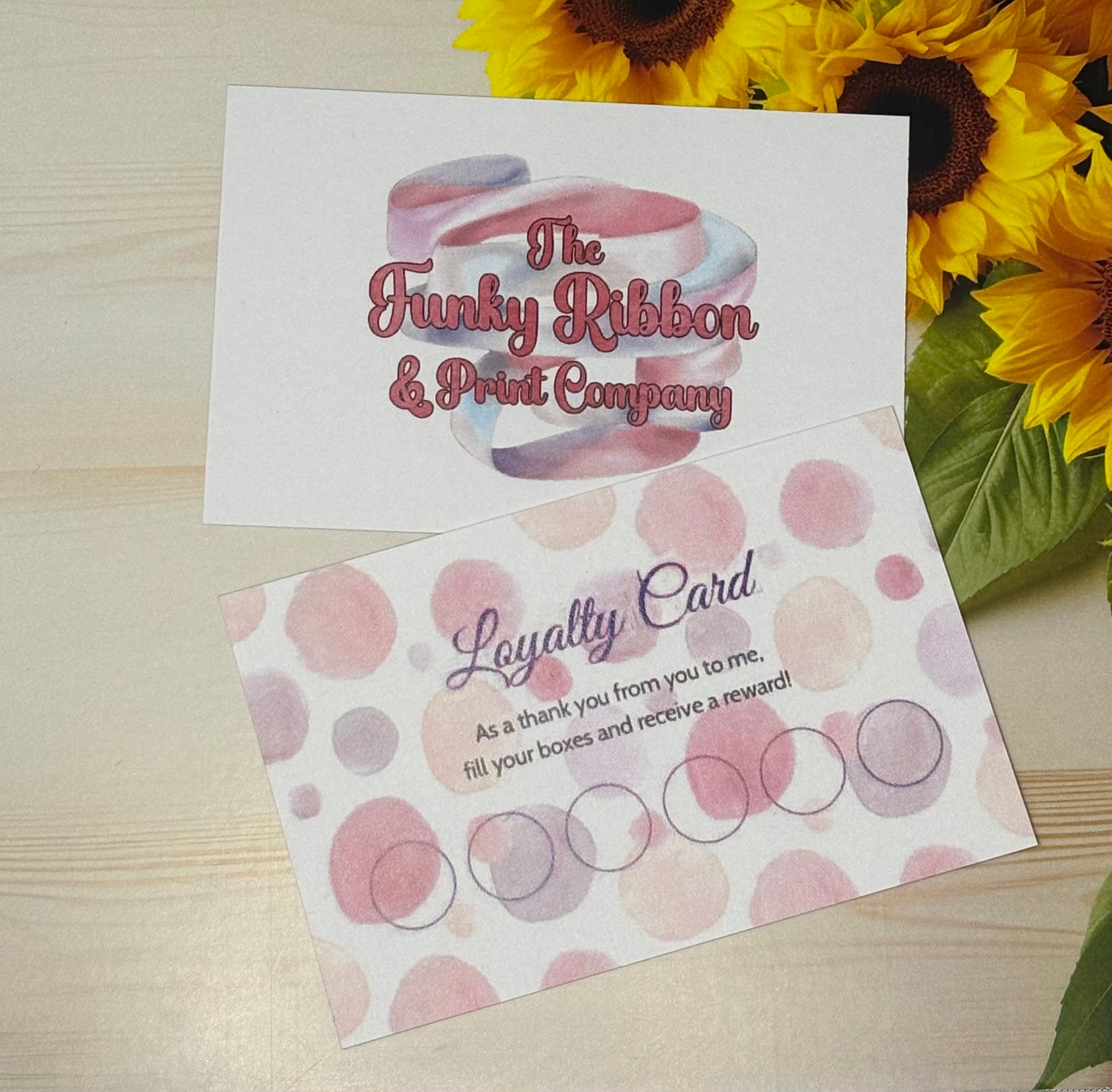 Personalised Loyalty cards – 85x55mm | Single or Double-Sided image 0