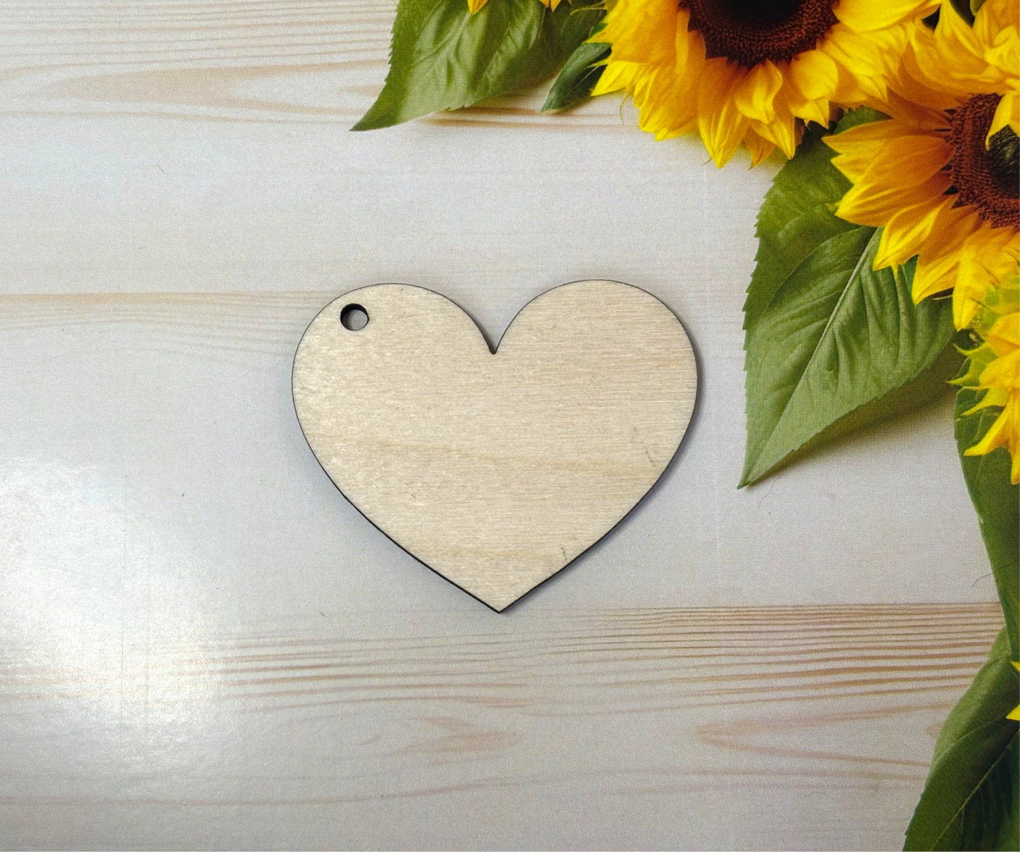 50mm Wooden Keyring Blanks – Pack of 10 image 3