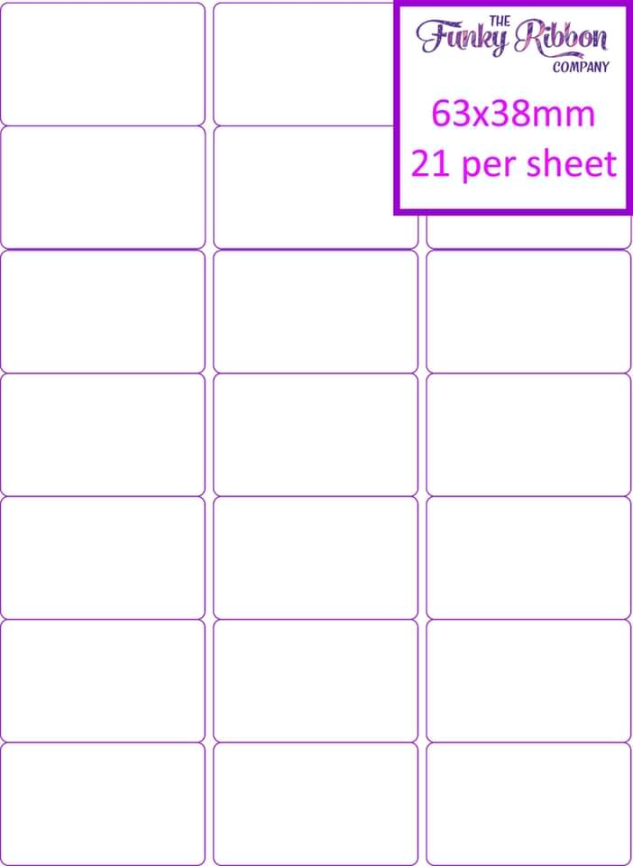 Personalised Full colour rectangle sticker sheets image 0