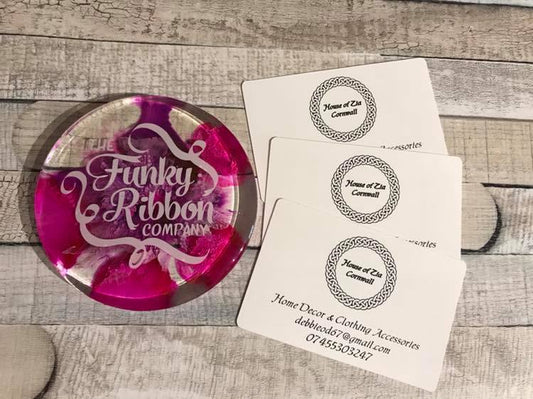 Personalised Thank You Cards – 85x55mm | Single or Double-Sided image 1