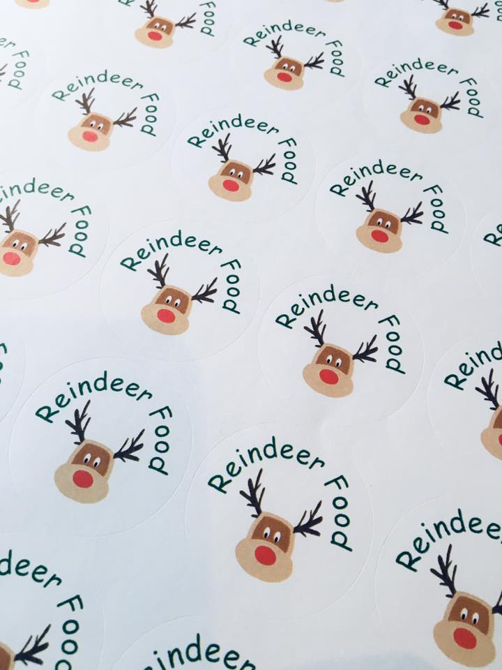 37mm Christmas-themed stickers (35 per sheet) image 2