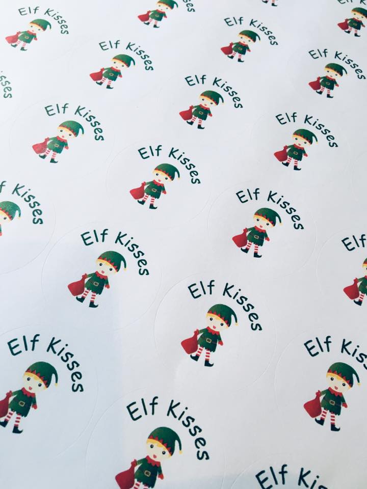 37mm Christmas-themed stickers (35 per sheet) image 7