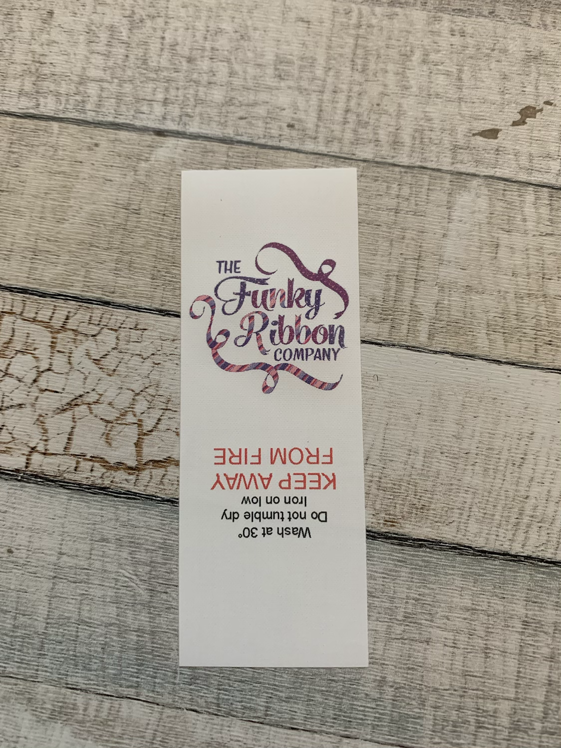 30mm Full Colour Nylon Taffeta Sew-In Care Labels – Custom & Durable image 0