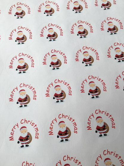 37mm Christmas-themed stickers (35 per sheet) image 6