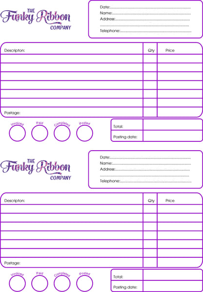 A4 Order Book – Customizable with 2 Stylish Designs | Duplicate or Non-Duplicate image 0