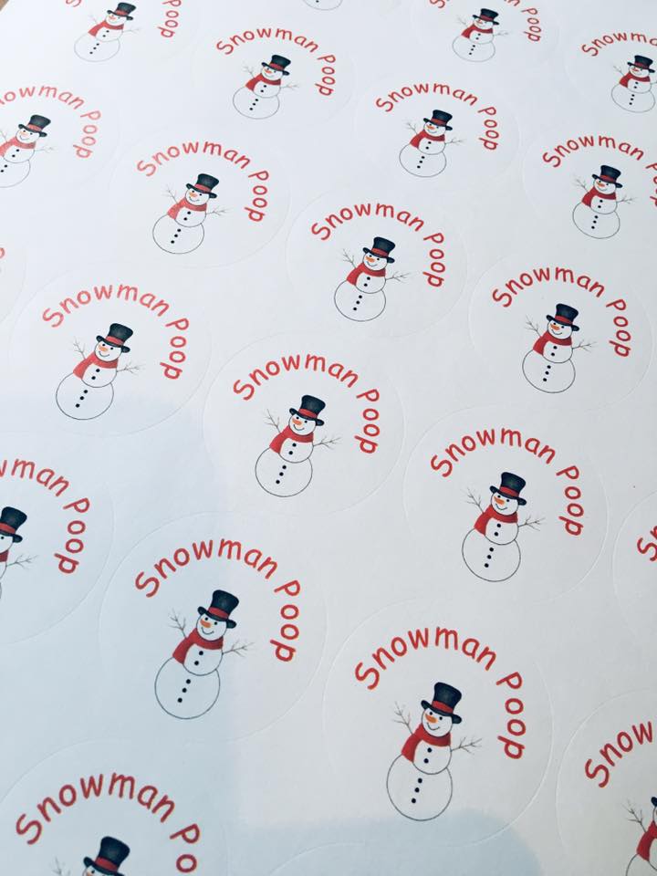 37mm Christmas-themed stickers (35 per sheet) image 4