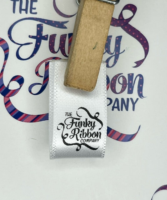 White - 15mm -  Sew in Labels image 0