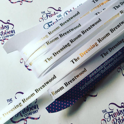 15mm Personalised Ribbon image 0