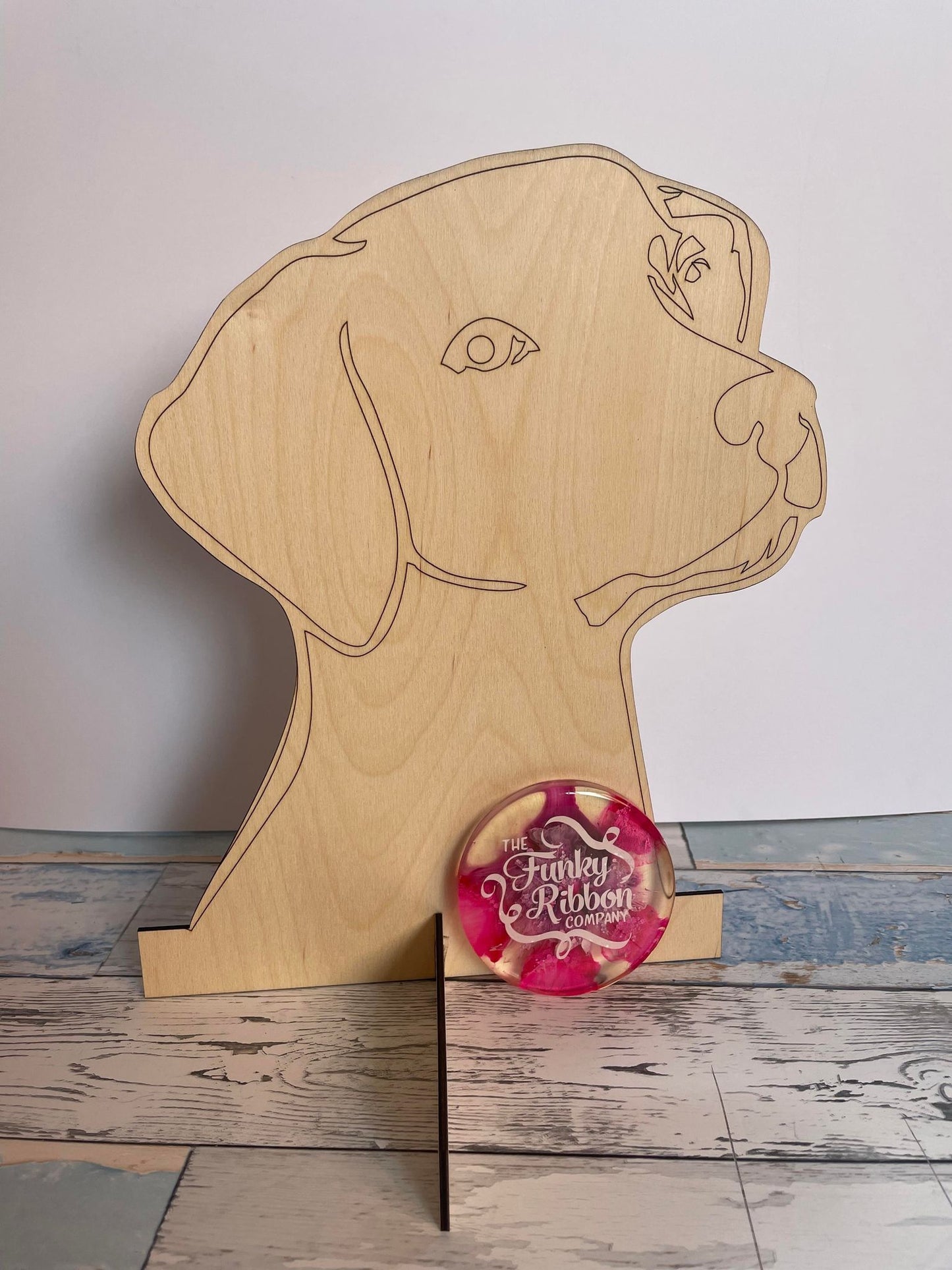 Dog Head Display Stand – Perfect for Showcasing Dog Collars and Bandanas image 0