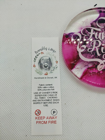 30mm Full Colour Nylon Taffeta Sew-In Care Labels – Custom & Durable image 2