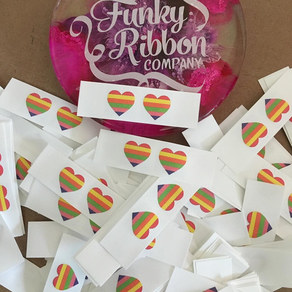 15mm x 50 mm Full Colour Nylon Taffeta Sew-In Care Labels – Custom & Durable image 1