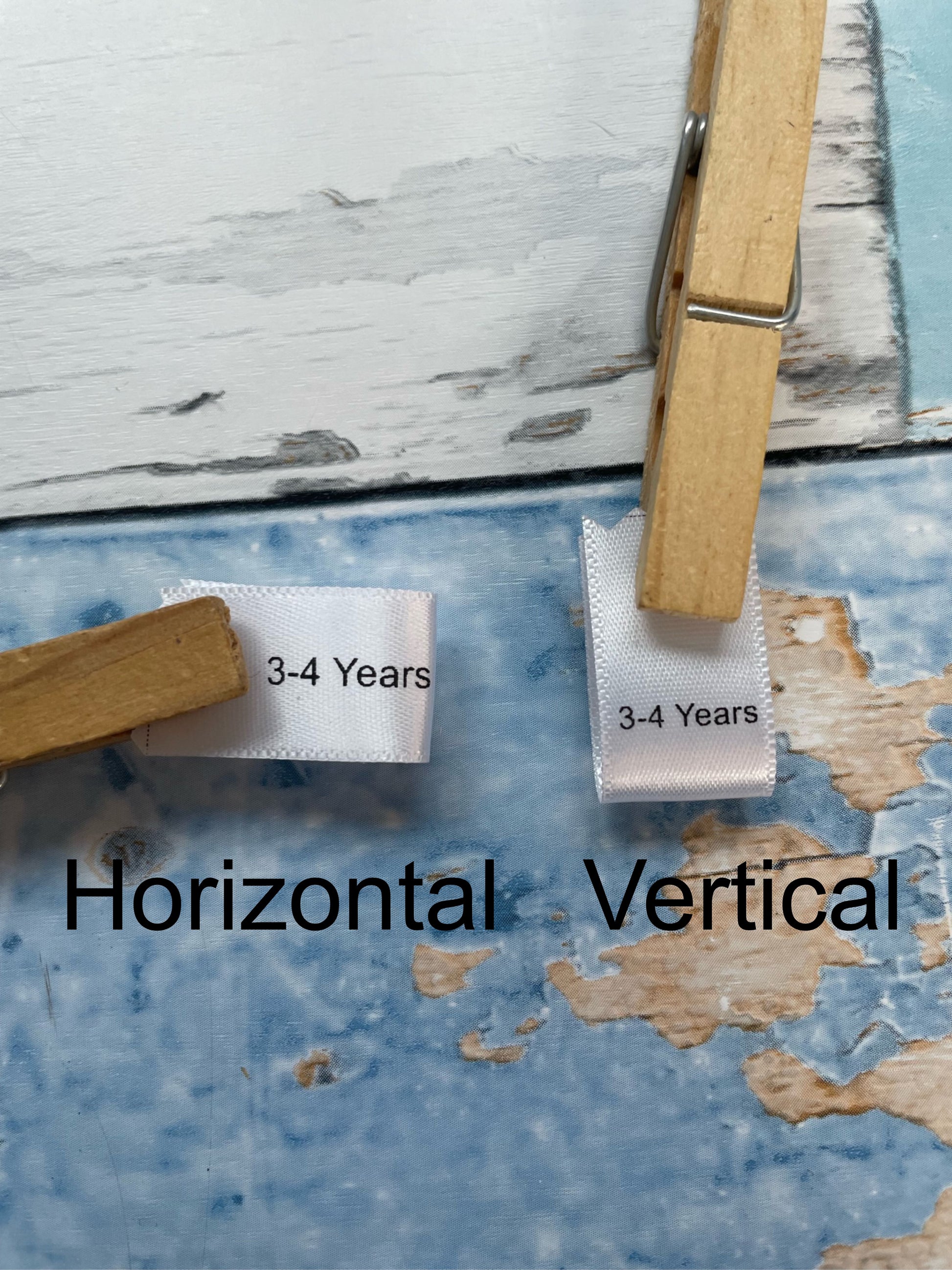 15mm Personalised Size labels image 1