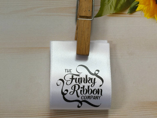 Personalised White - 25mm Satin Sew-In Labels