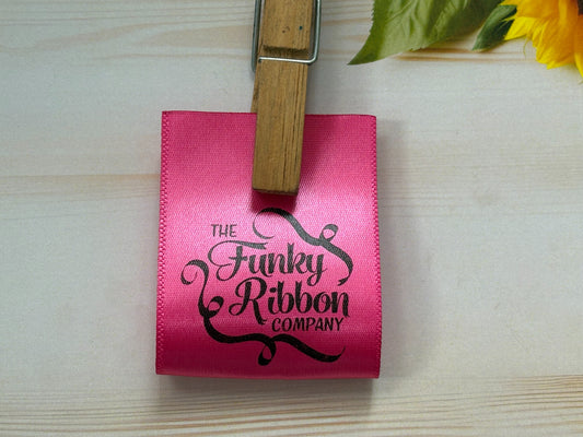 Hot Pink - Personalised 38mm Sew in Labels