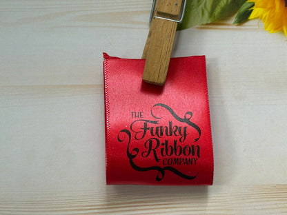 Personalised Red - 25mm Satin Sew-In Labels