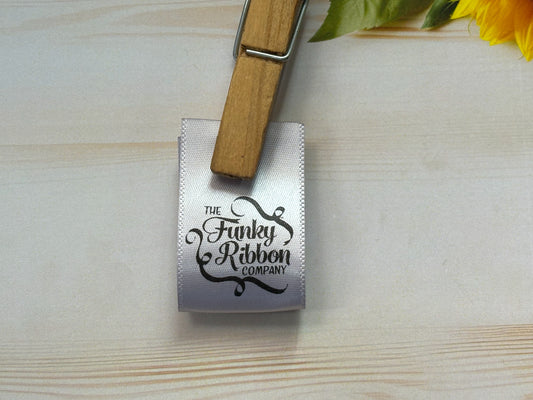 Silver - 15mm Satin Sew-In Labels