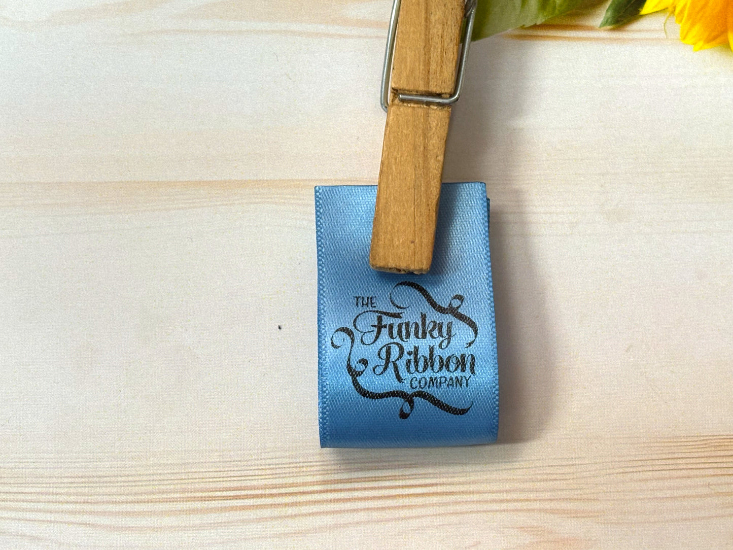 Cornflower - 15mm Satin Sew-In Labels