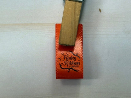 Orange - 15mm Satin Sew-In Labels