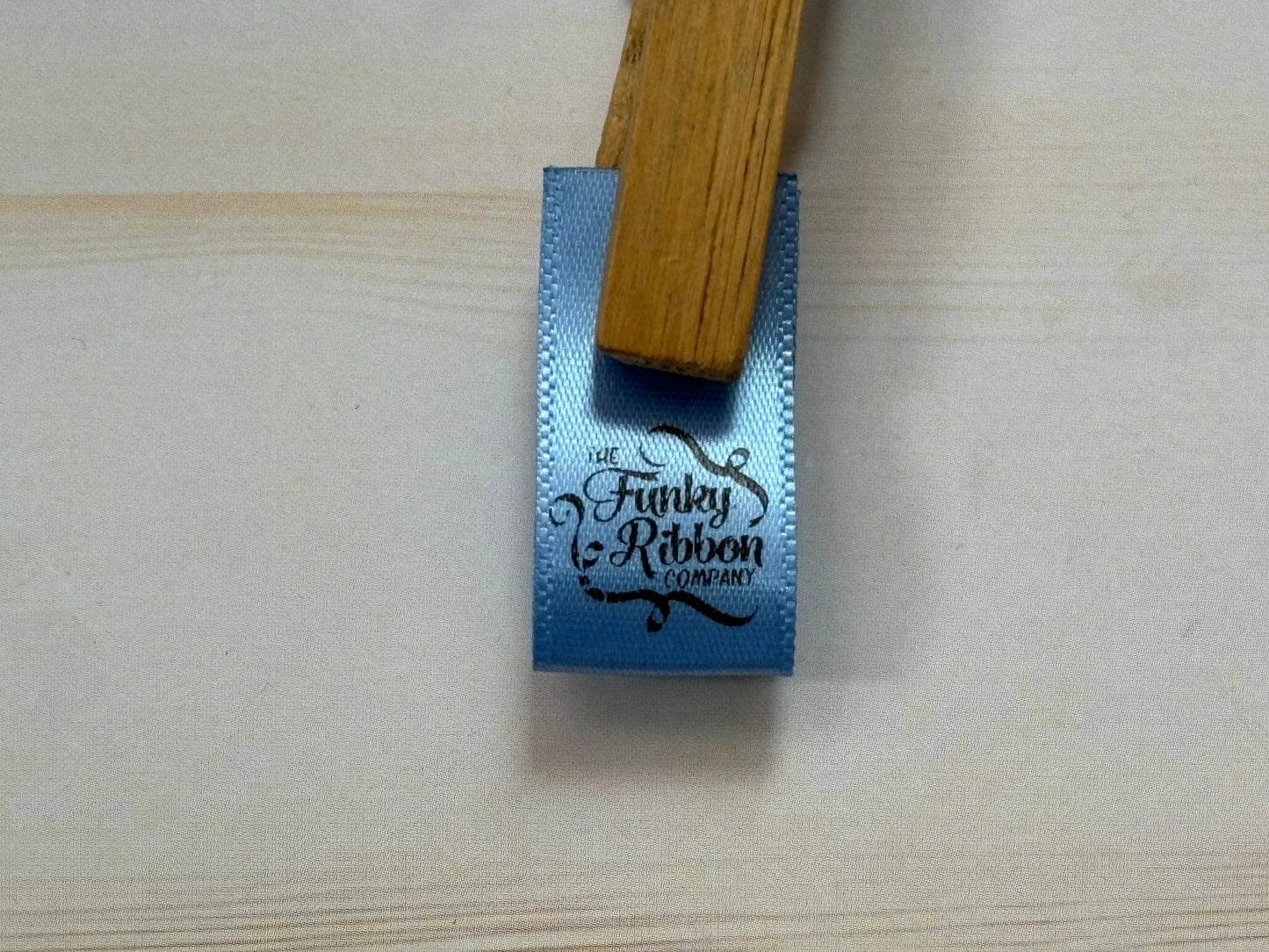 cornflower blue sew in label