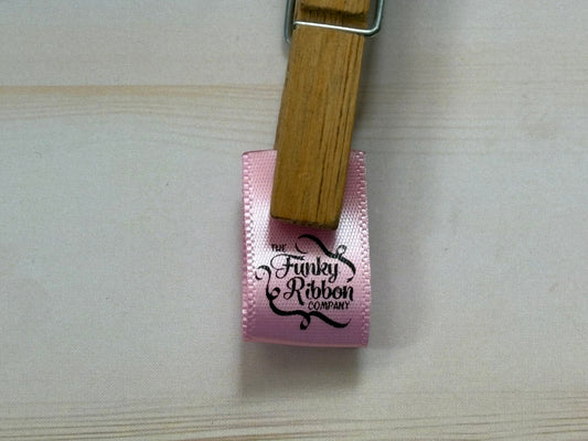 Baby Pink - 10mm Satin Sew-In Labels