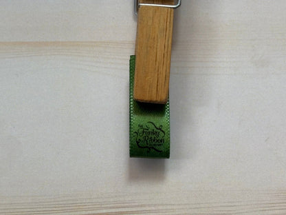 Forest Green - 10mm Satin Sew-In Labels