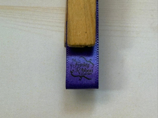 Purple - 10mm Satin Sew-In Labels