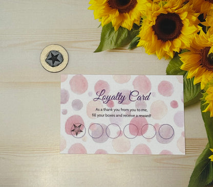 Personalised Loyalty cards – 85x55mm | Single or Double-Sided image 1