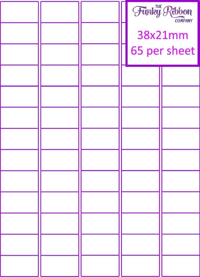 Personalised Full colour rectangle sticker sheets image 1