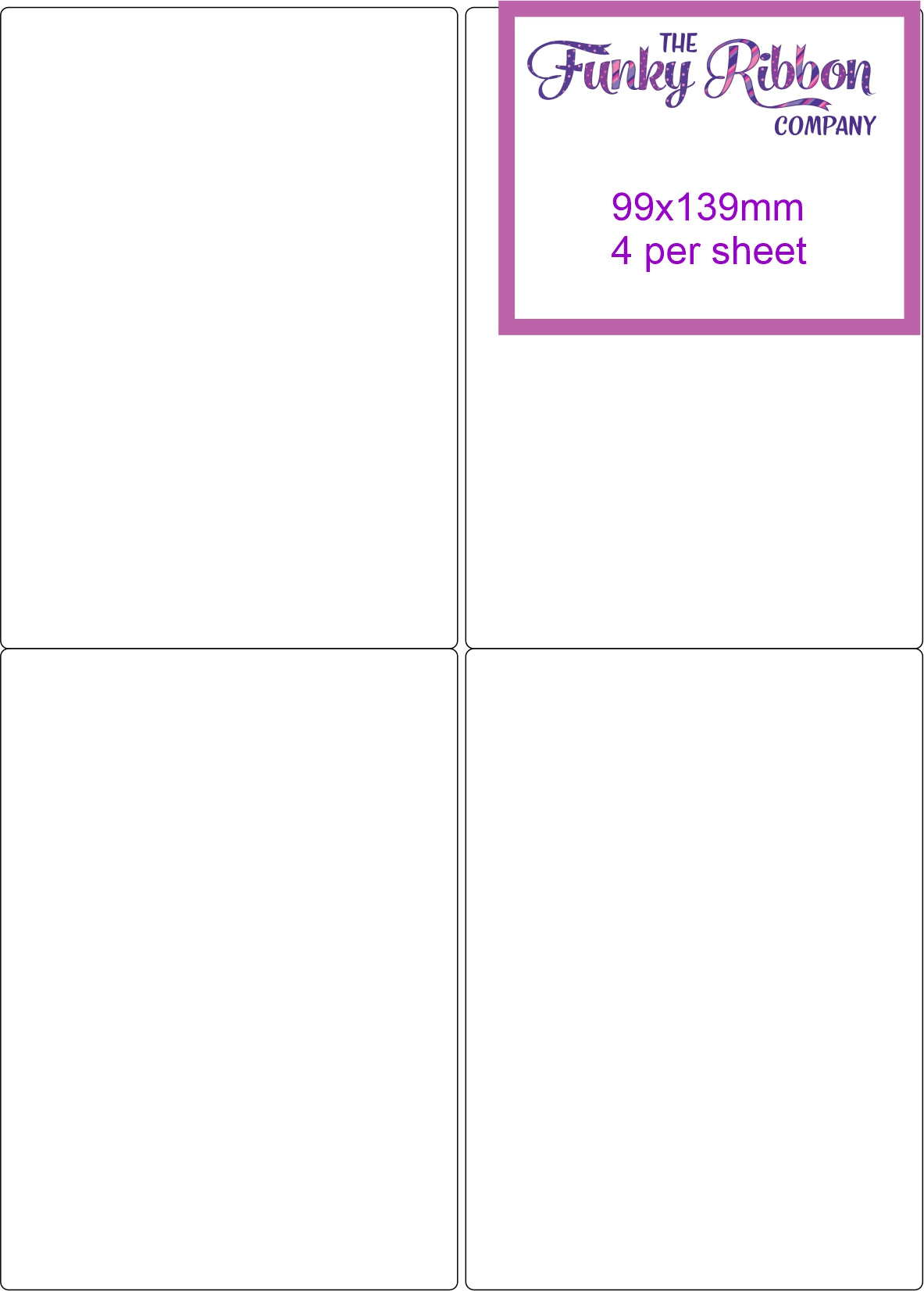 Personalised Full colour rectangle sticker sheets image 2