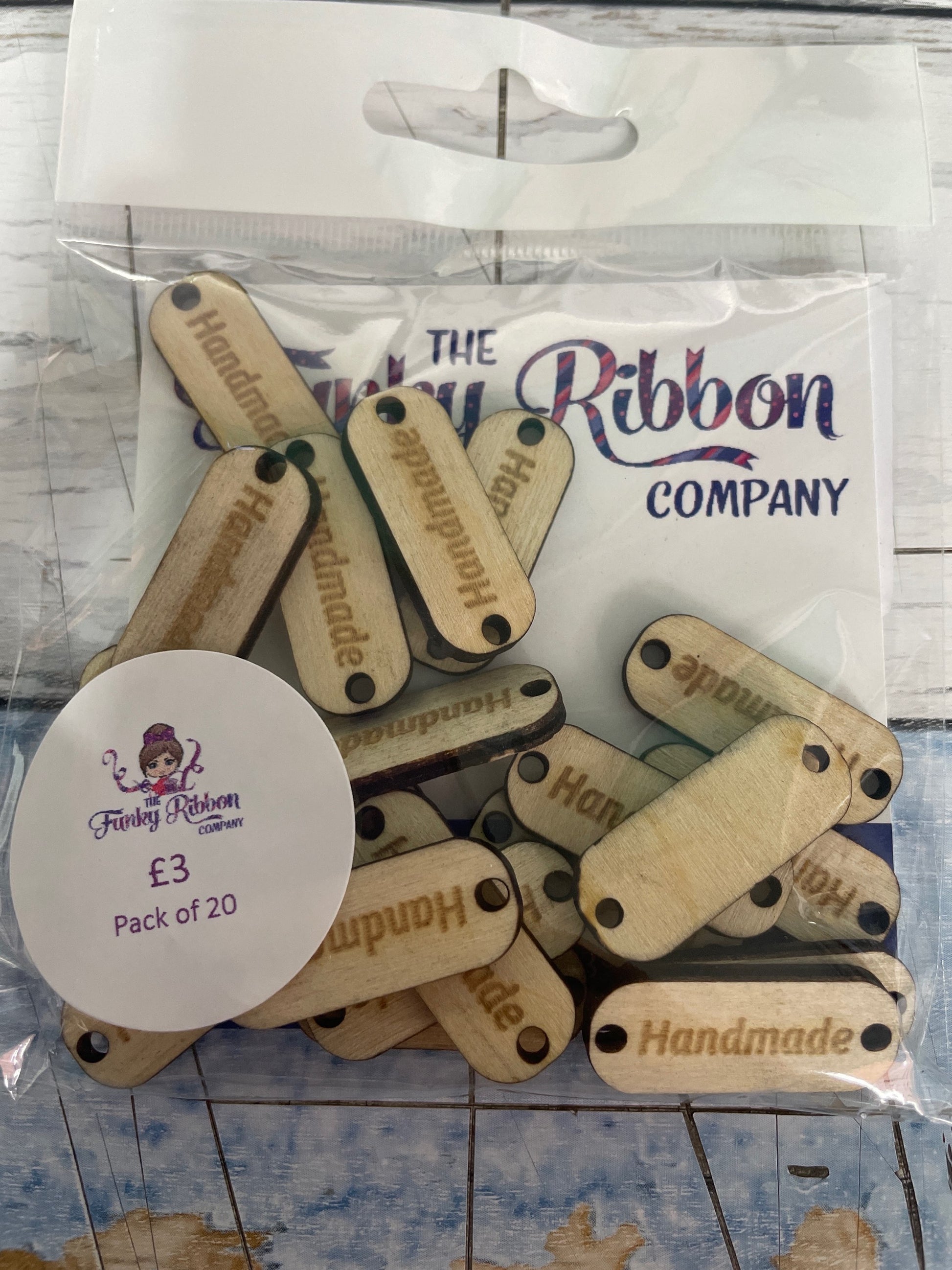 Wooden handmade tags  image 0