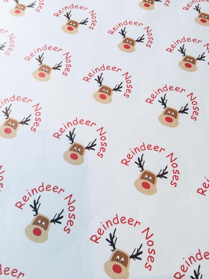 37mm Christmas-themed stickers (35 per sheet) image 3