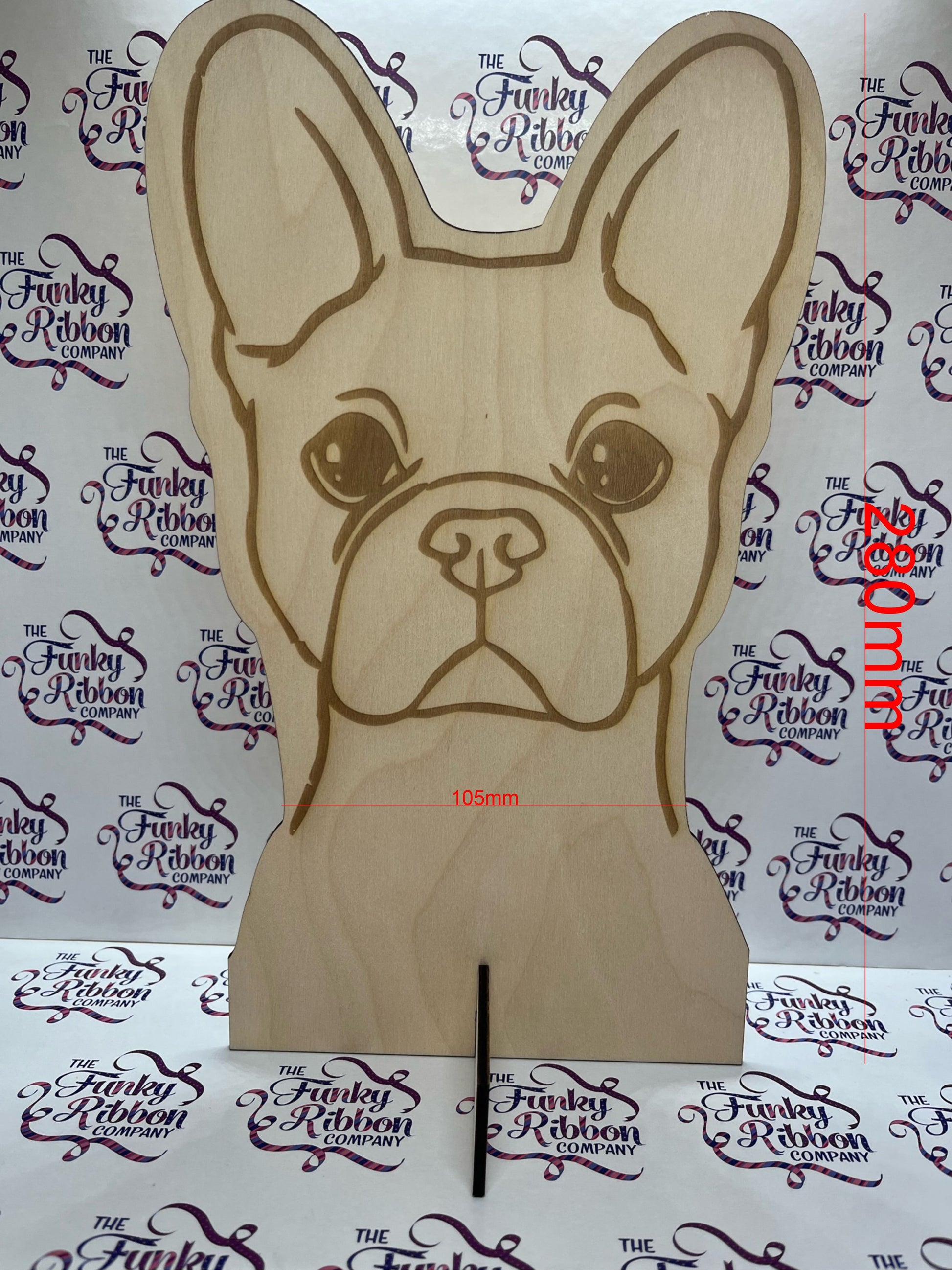 Dog Head Display Stand – French Bulldog image 1