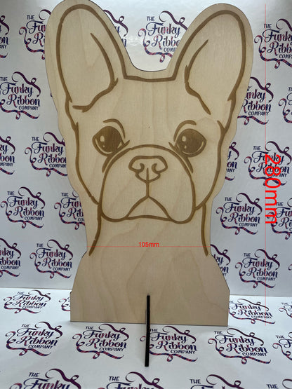 Dog Head Display Stand – French Bulldog image 1