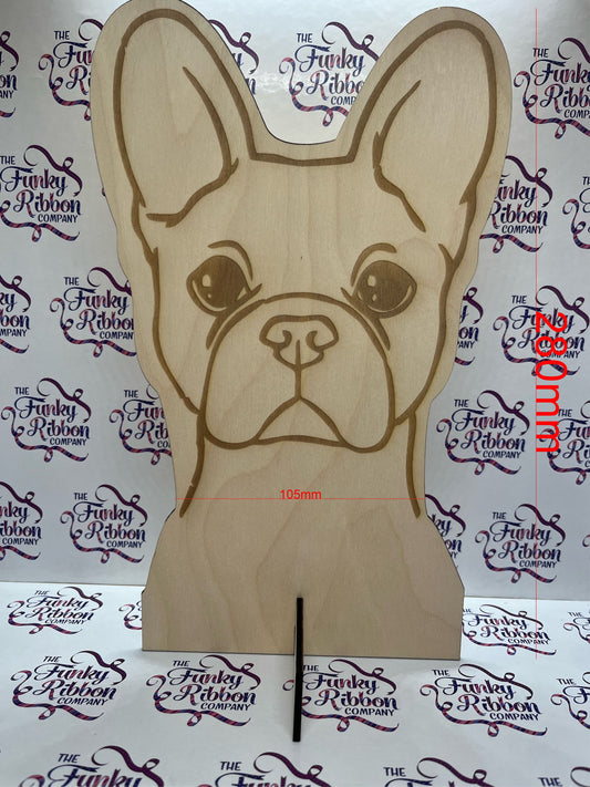 Dog Head Display Stand – French Bulldog image 1