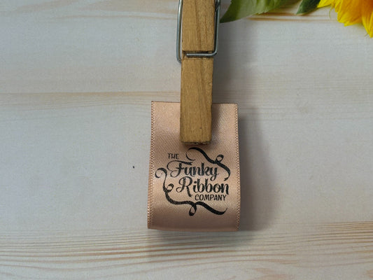 Nude - 25mm Satin Sew-In Labels – Wash-Proof Print image 0