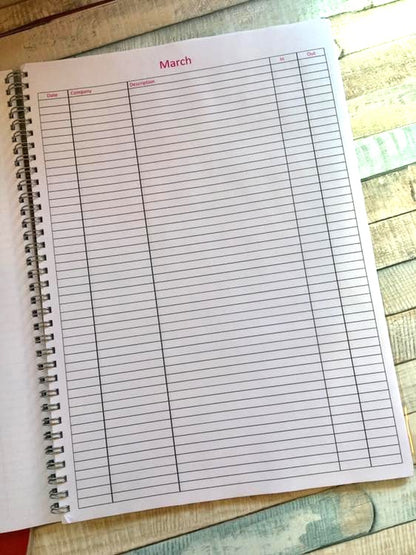 A4 Accounts book image 1