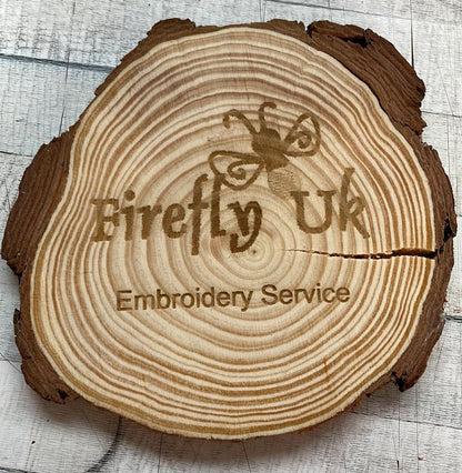 Photo Props for Your Creations – Wooden Circle & Live Edge Wood Slice image 0