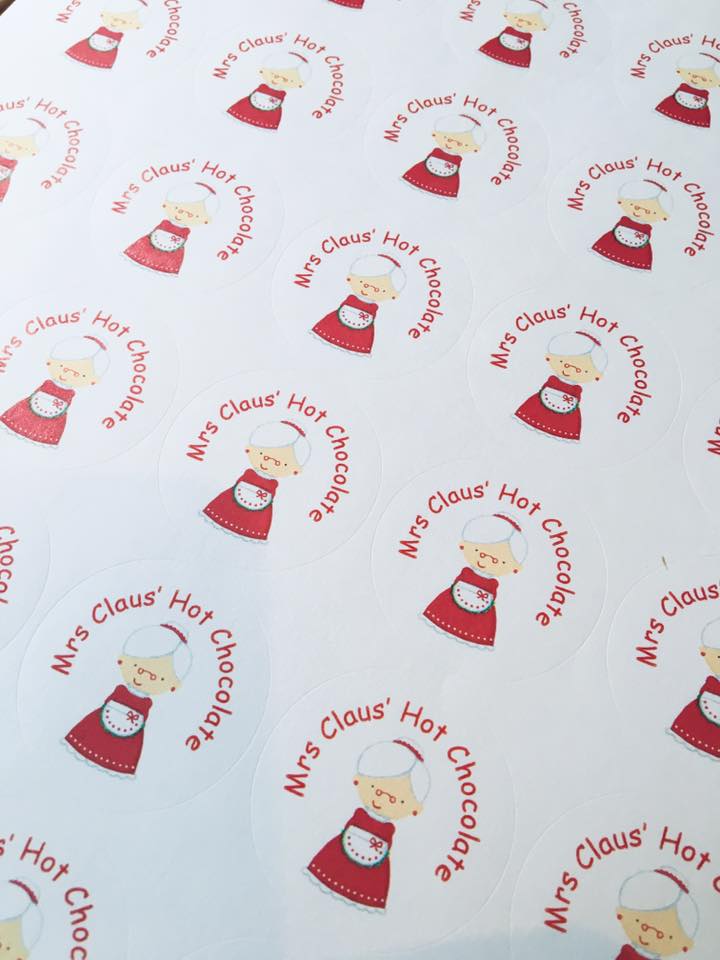 37mm Christmas-themed stickers (35 per sheet) image 5