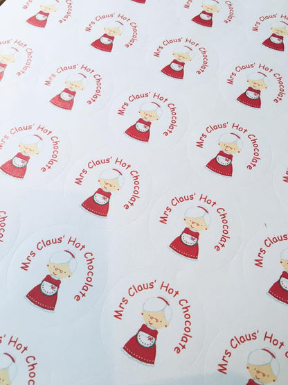 37mm Christmas-themed stickers (35 per sheet) image 5