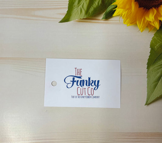 Personalised Swing Tags – 85x55mm | Single or Double-Sided image 0